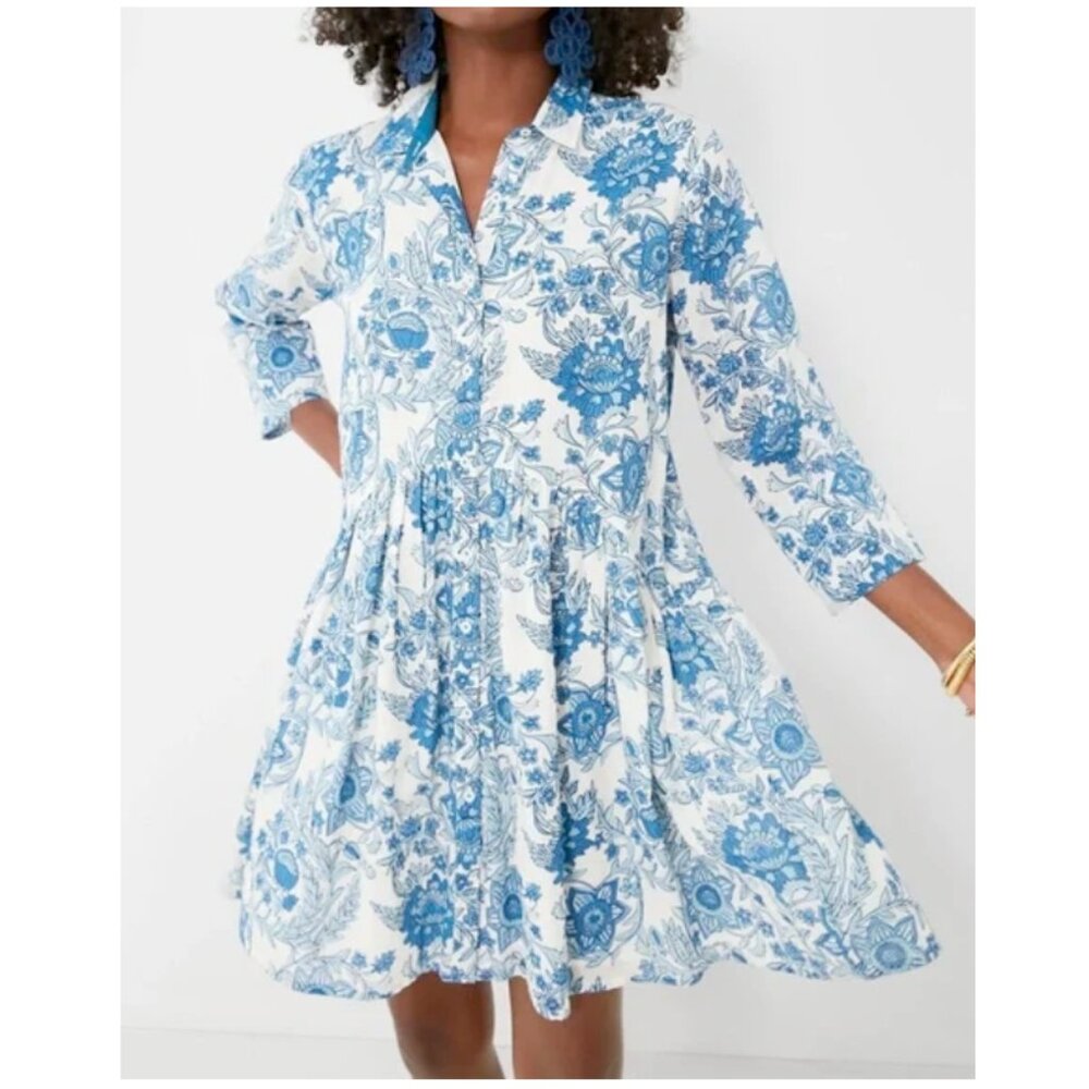 Ro's Garden Deauville Cotton Shirt Dress
